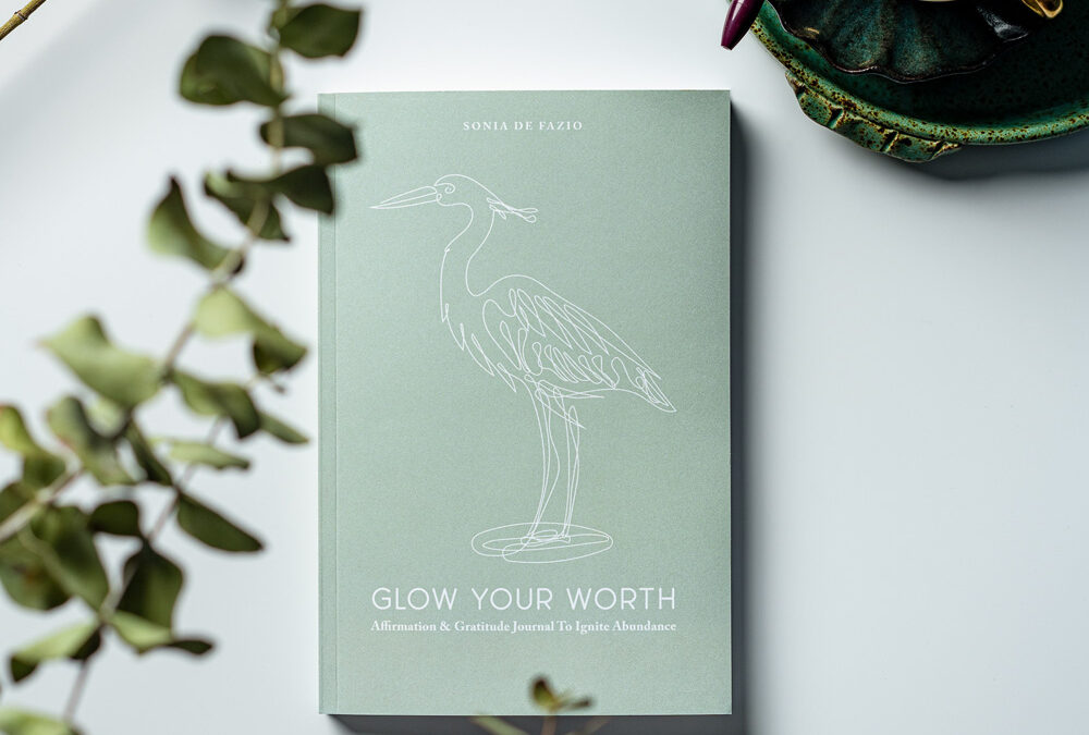 Glow Your Worth Affirmation & Gratitude Journal to Ignite Abundance Available on Amazon